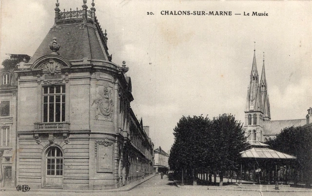 *483 cpa 51 Chalons sur Marne - the Museum