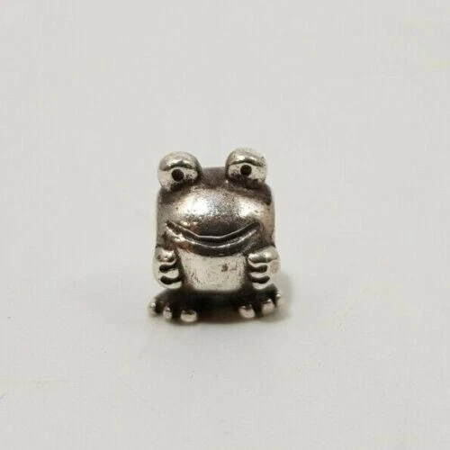Authentic Pandora Sterling Silver Frog Bead 790247 (As Is)