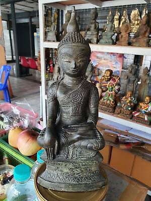 Chiang Rung Buddha 11" bronze metal thailand