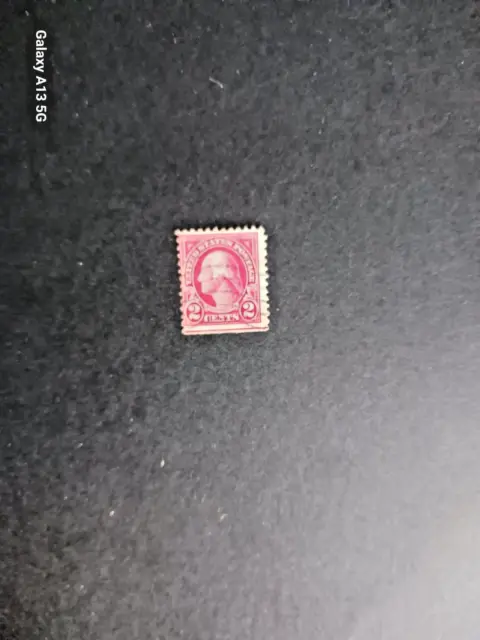 Rare  George Washington Red 1923 - 2 Cent Stamp  USED