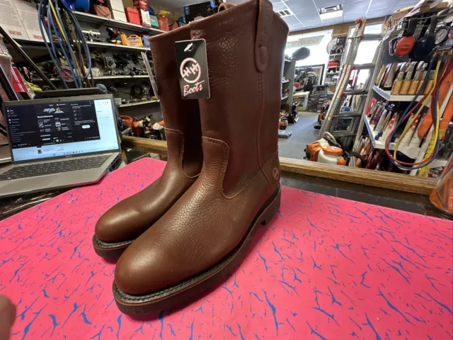 DOUBLE H AG7 Ranchwell Western Work Boots Mens Size 7 1 2 EE Brown