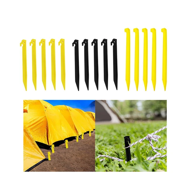 Lot De 4 Piquets De Tente Télescopiques En Acier Inoxydable - Longueur Réglable Jusqu'à 3 M - Pour Auvent, Store, Bâche - Sac De Rangement Inclus