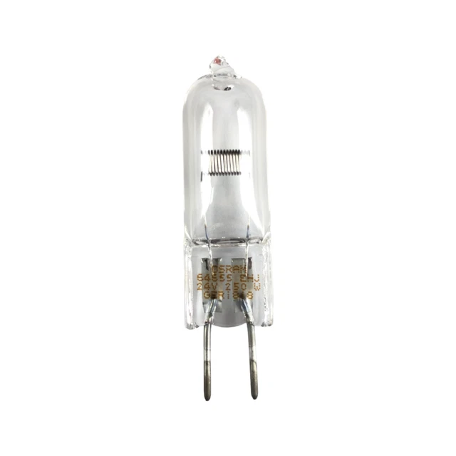 4 Ampoules Halogènes Osram 24V G6.35 250W - 10000 Lumen - 3550K - Pour Éclairage Intense