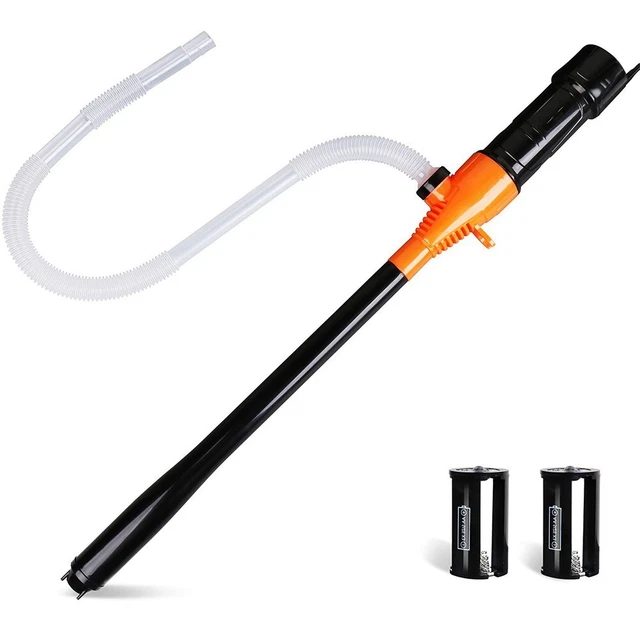 Pompa di trasferimento pompa elettrica a tanica resistente alla corrosione arancione 23,5*1,75