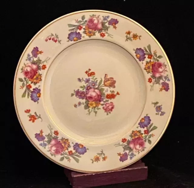 Syracuse Old Ivory Sharon Bread & Butter Appetizer Plate (s) USA made