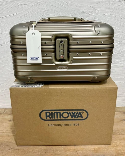 Rimowa Topaz Topas BEAUTY CASE Titanium Carry Case Suitcase NEW