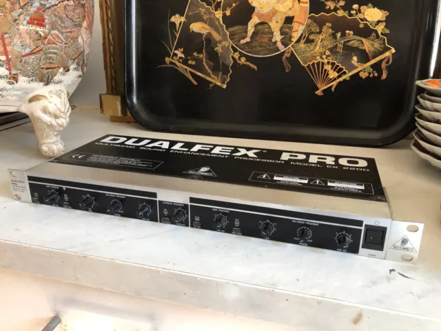 Rack FX Bass Processor Dualfex Pro Behringer