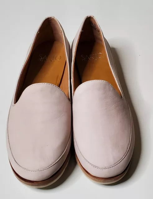 Franco Sarto Jagger Leather Flat Women's Shoes Size 6.5 - Taupe