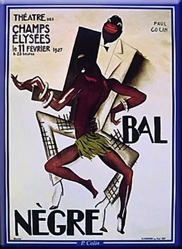 French Advertising Sign - Champs Elysees Bal Negre