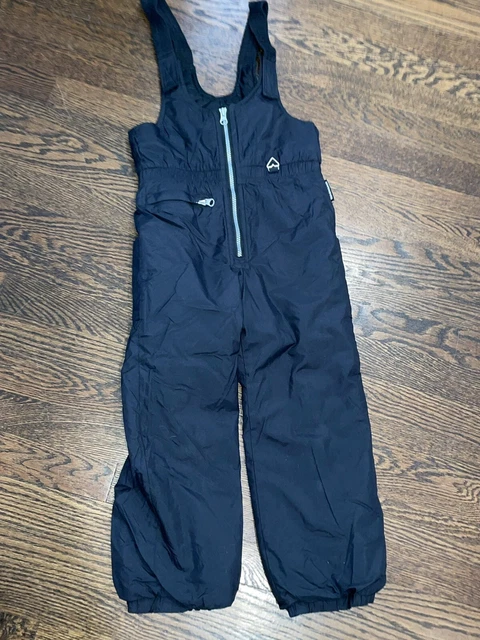 Girls Kids Black Obermeyer Ski Snow Bib Pants Size Child 6 EUC