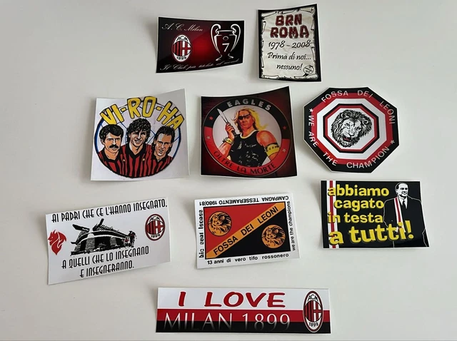 10 Stickers Ultras – ROMA – Adesivi Aufkleber – Déco Fan