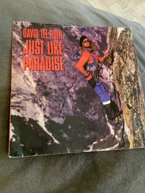 David Lee Roth - Just like paradise.     used 7" vinyl record single