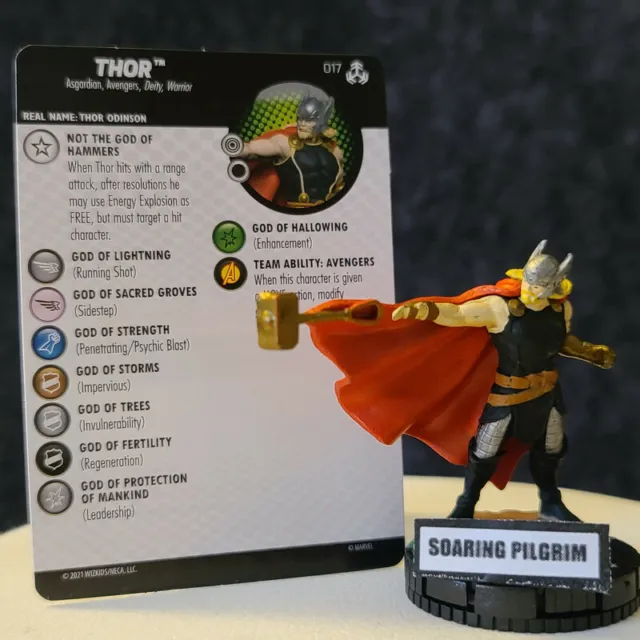 THOR - 017 UNCOMMON War of the Realms Marvel Heroclix #17