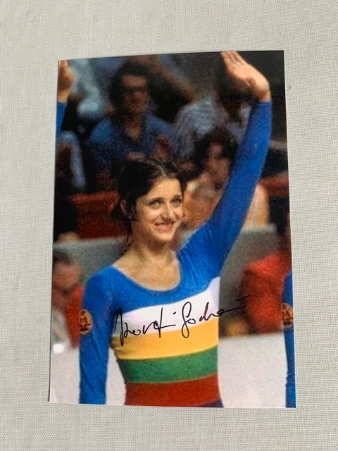 KERSTIN GERSCHAU Olympiabronze 1976 Turnen signed  Foto 10x15 Autogramm