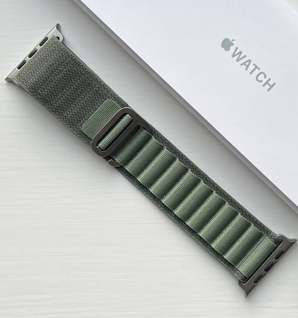 Genuine Apple Watch Ultra Strap GREEN ALPINE LOOP 49/45/44mm SMALL