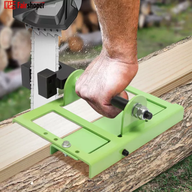 Mini Chainsaw Mill Lumber Wood Vertical Cutting Guide Open Frame Attachment Tool