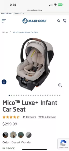 Maxi-Cosi Mico™ Luxe+ Infant Car Seat, Desert Wonder