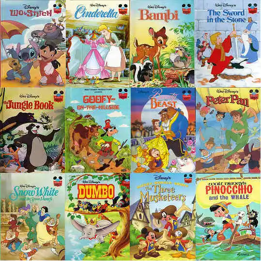 Misc Book - Walt Disneys Wonderful World Of Reading Childrens Stories - Various
