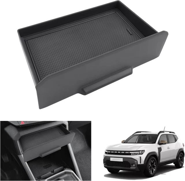 Organizer Console Centrale Per Dacia Duster 3 2024-2025 - Cassetto Nascosto In ABS - Foto 3