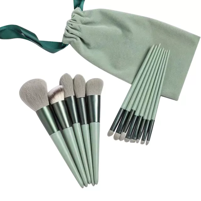 13PCS Makeup Brush Kit with Storage Bag For Foundation Loose  Blush P8O1