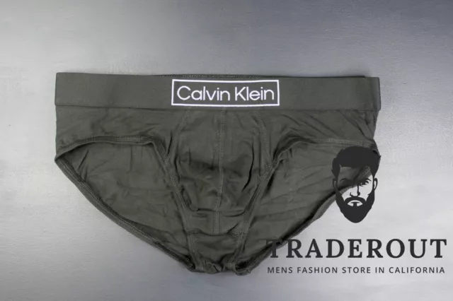 Calvin Klein CK men BLACK heritage cotton stretch hip brief underwear size S M L