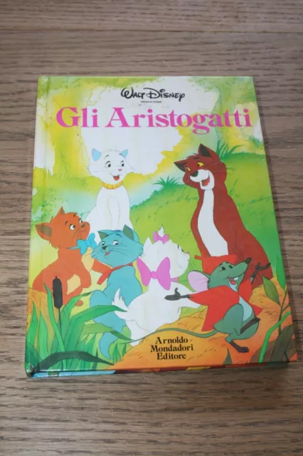 Walt Disney Mondadori Gli Aristogatti Libro 1985 Copertina Rigida