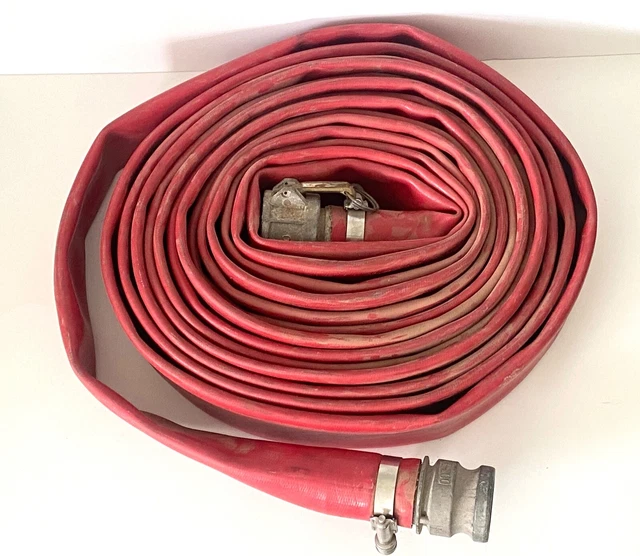 Goodyear Water Discharge Lay Flat Hose with Camlock Fittings 125 PSI  2" x 50'