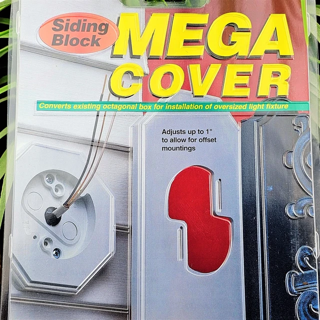 Adaptador de montaje de luces de gran tamaño para bloque de revestimiento Arlington 8100LP-1
