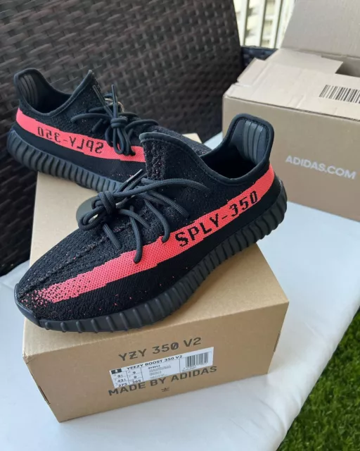 Adidas Yeezy Boost 350 V2 Core Black Red - EU 44 / US 10 / UK 9.5