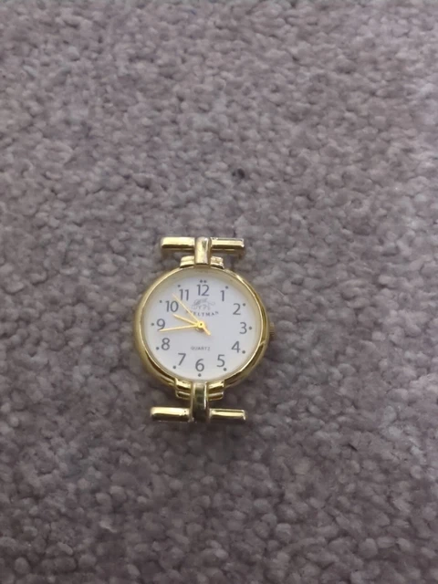 Montre Femme Quartz Steltman Dorée Et Grise - Mouvement Pile, 70g, Avec 4 Accessoires, Neuve !