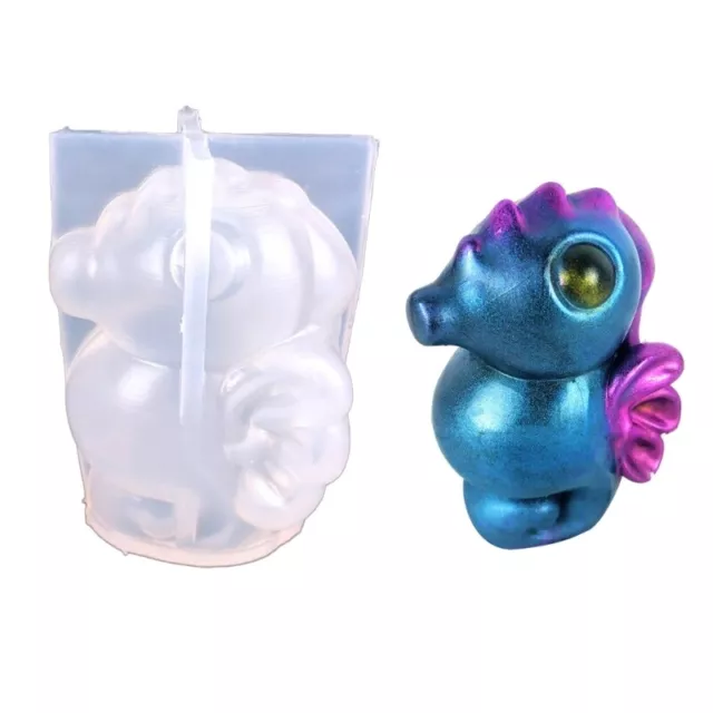 Seahorse Silicone Fondant Mold for Cake Cupcake Craft Decorating Resin
