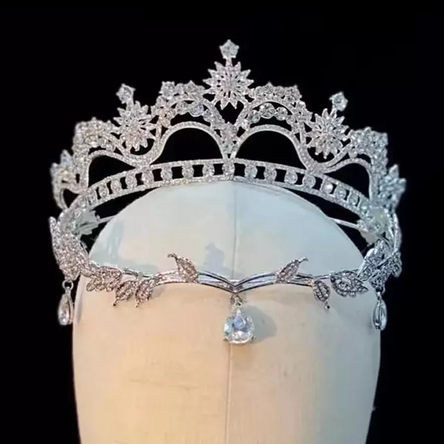 Cristal Diadème Strass Mariage Couronne Princesse Reine Coiffure Mariage Fête