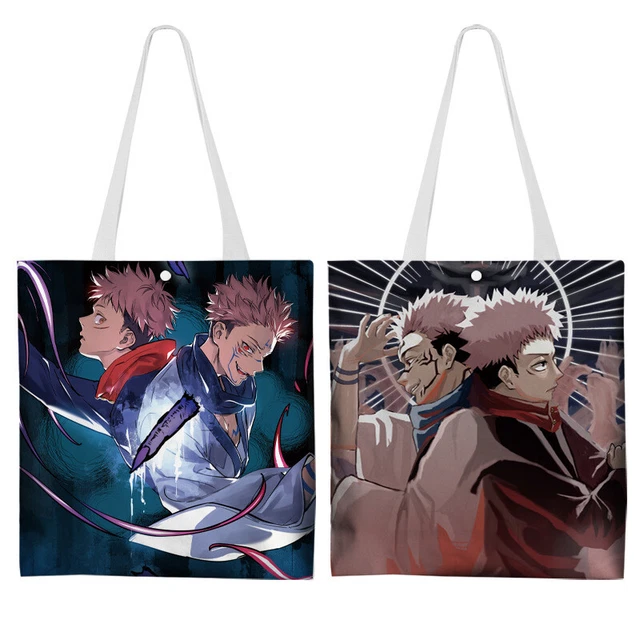 Maglietta Anime Jujutsu Kaisen - Gojo, Sukuna, Yuji, Megumi - Unisex Grigio