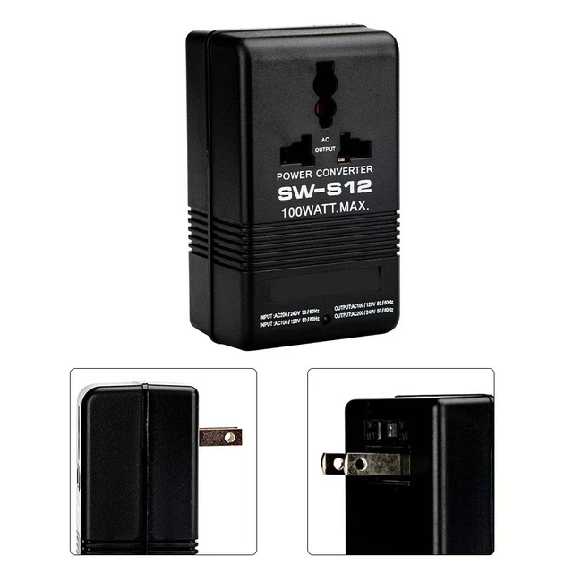 Trasformatore di tensione leggero e durevole converte 110 V/120 V a 220 V/24