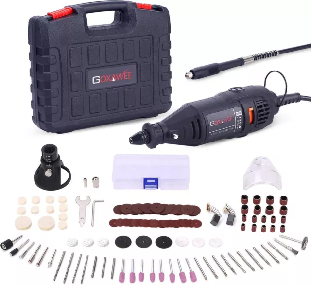 GOXAWEE Strumento Multifunzione, 140Pz Accessori Trapano, Rotary Tool ,220V