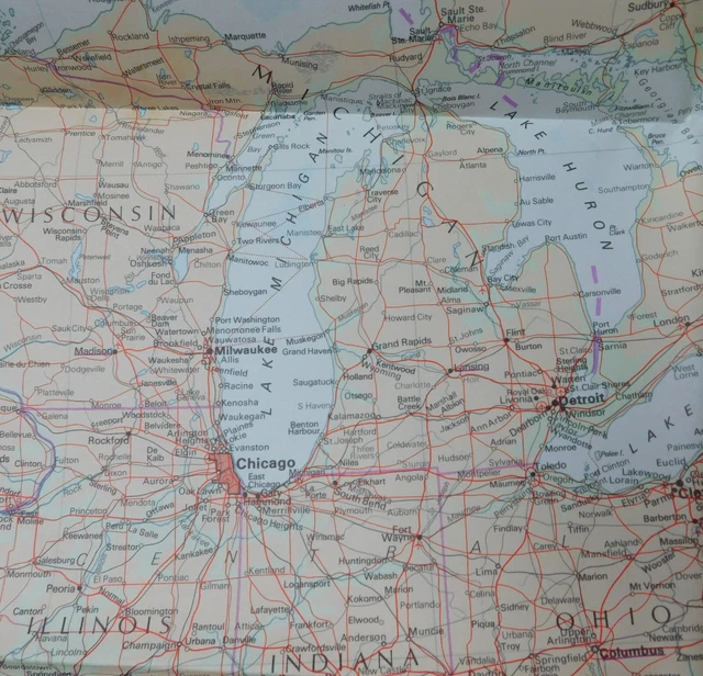 1970S USA MAP Bartholomew World - 1970s USA Map Bartholomew World Travel Map United.webp