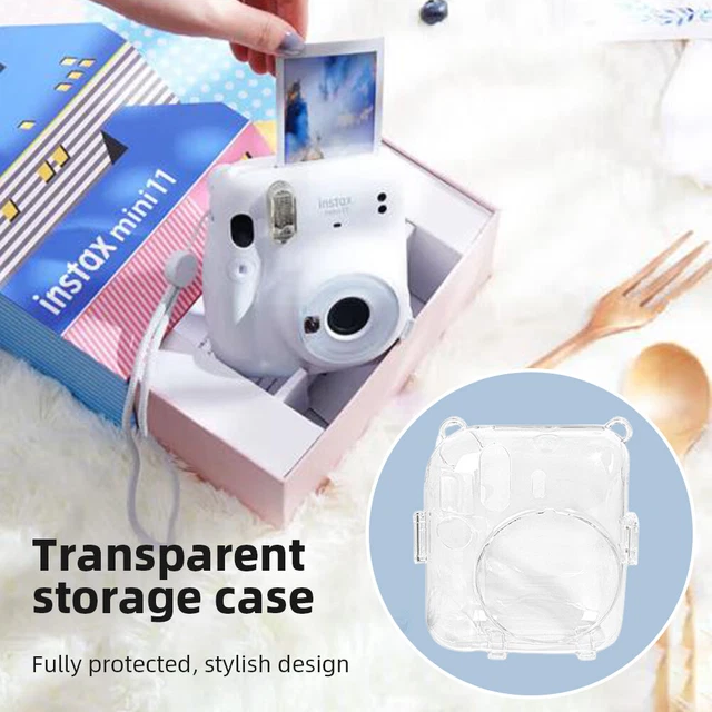 Mini Camera Case PC Crystal Camera Bag Protective Shell for Camera Instax Mini12 3