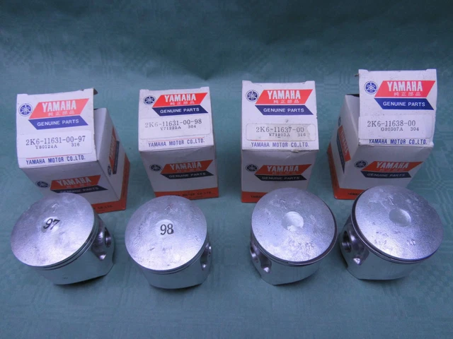1978 Vmx Yamaha YZ125 2K6 Moteur (Int.nos) Aucun Zylinder-Einzelner Pistons
