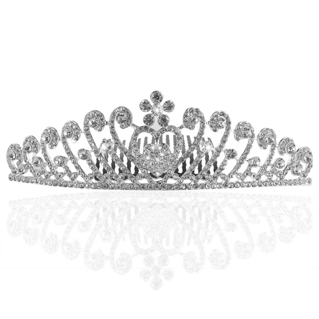 Sfida Sposa Strass Matrimonio Cristallo Fiore e Cuore Shped