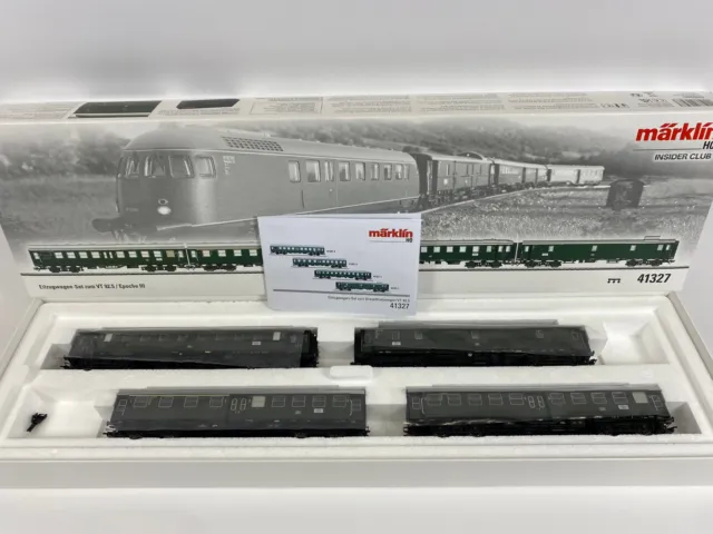 Märklin H0 41327 Set Vagoni Treno Espresso Per VT 92.5 come Nuovo