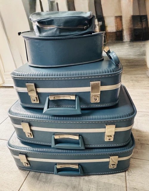 Valise Vintage France Années 40/50 – Format Cabine 45x39x14cm