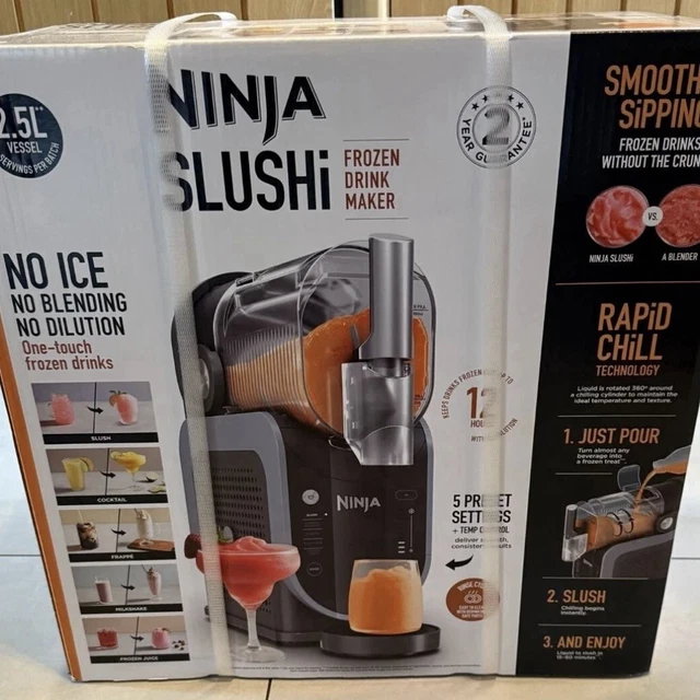 Machine à Boissons Ninja Machine à Glaçons Et Boissons Glacées Ninja SLUSHi FS301UK - Neuve Sous Scellée, 240V Appareil Cuisine Slushie électrique