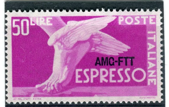 1952 Trieste A AMG Ftt 50 Livre Espresso Demokratische TST-105