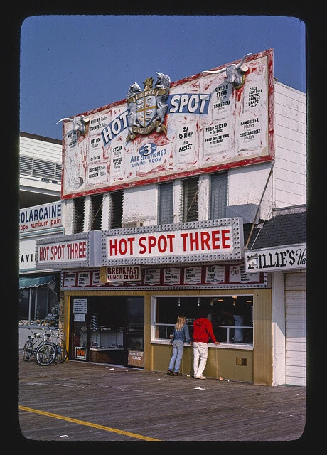 BOARDWALK STORE FOOD Wildwood New Jersey 1980s Historic Old Photo 2 EUR