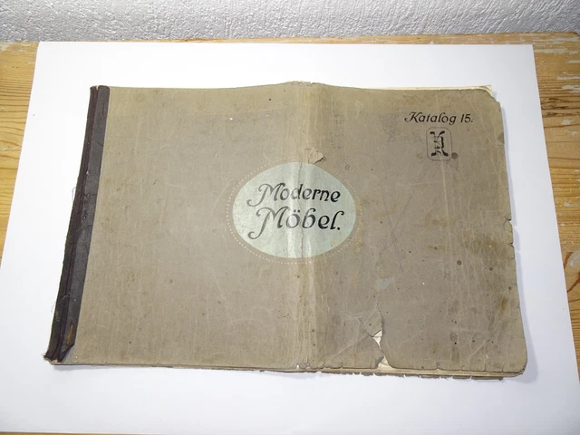 Moderne Möbel Entwürfe Schreiner Katalog um 1900 Vorlagen Schränke Tische Betten