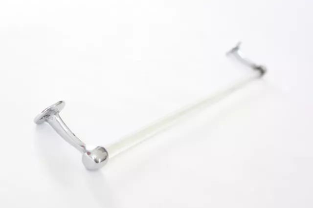antique glass towel holder | vtg deco victorian kitchen hand towel bathroom