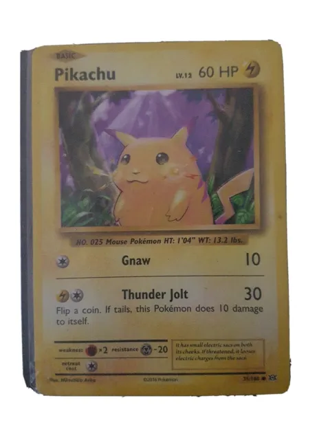 Pokemon Card PIKACHU 35/108 Common XY12 Evolutions FR NEW