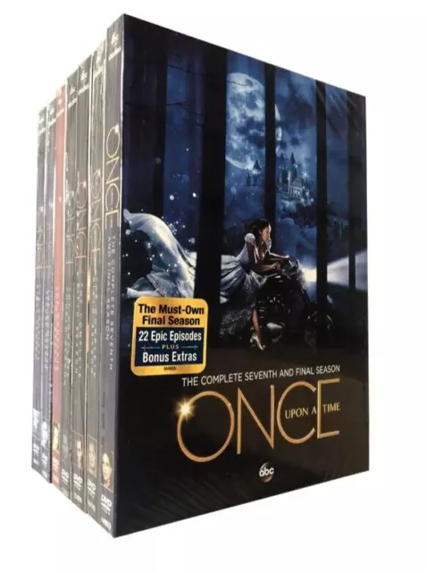 Once Upon a Time The Complete Series Seasons 1-7 DVD 35-Discs Box Set New Sealed