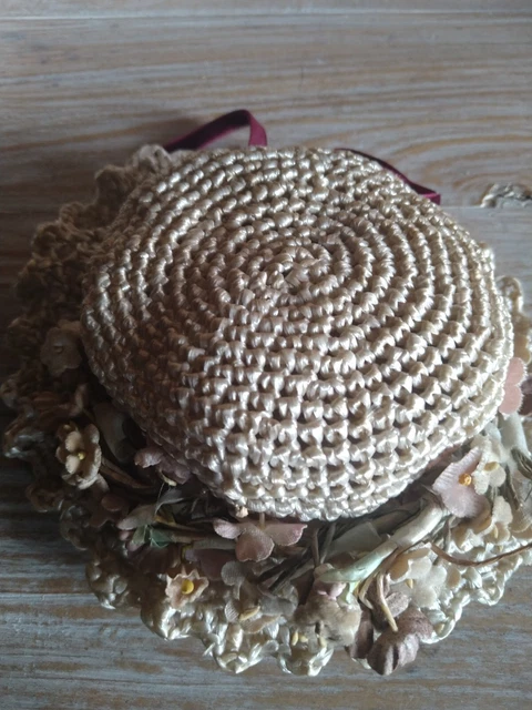 Chapeau béret poupée ancienne Jumeau SFBJ Kestner Halbig Kammer Hat