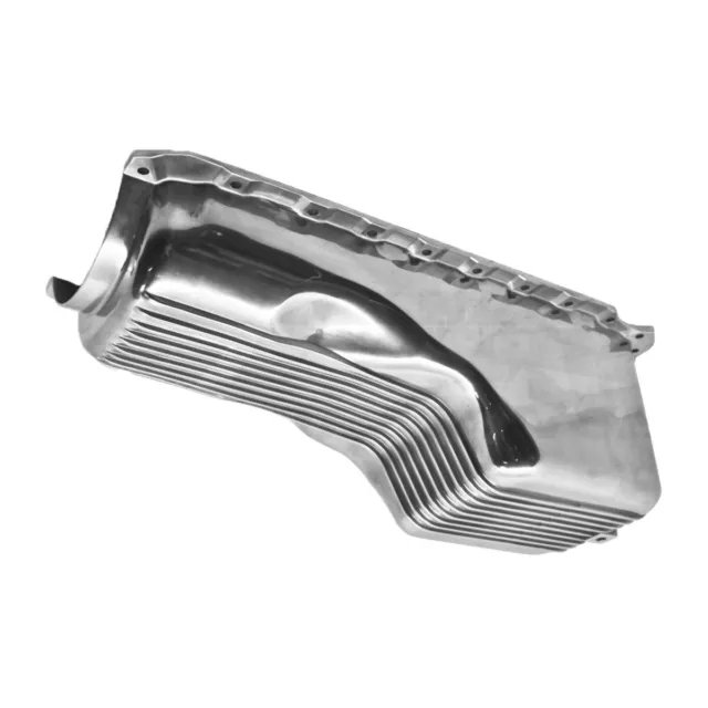 For 1965-90 Chevy Big Block Bbc 396 402 427 454 Gen 4 Oil Pan Polished Aluminum